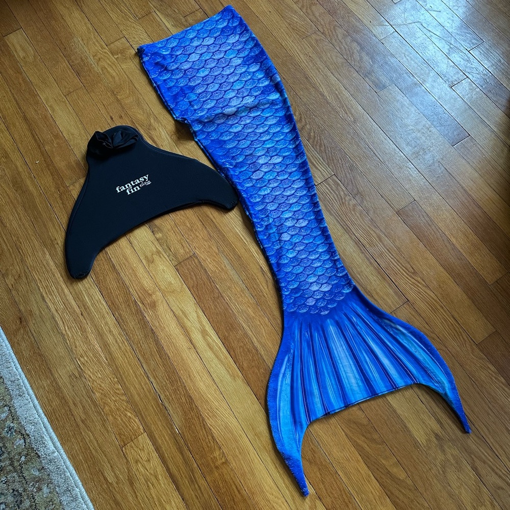 Fantasy Fin Fun Blue Mermaid Tail